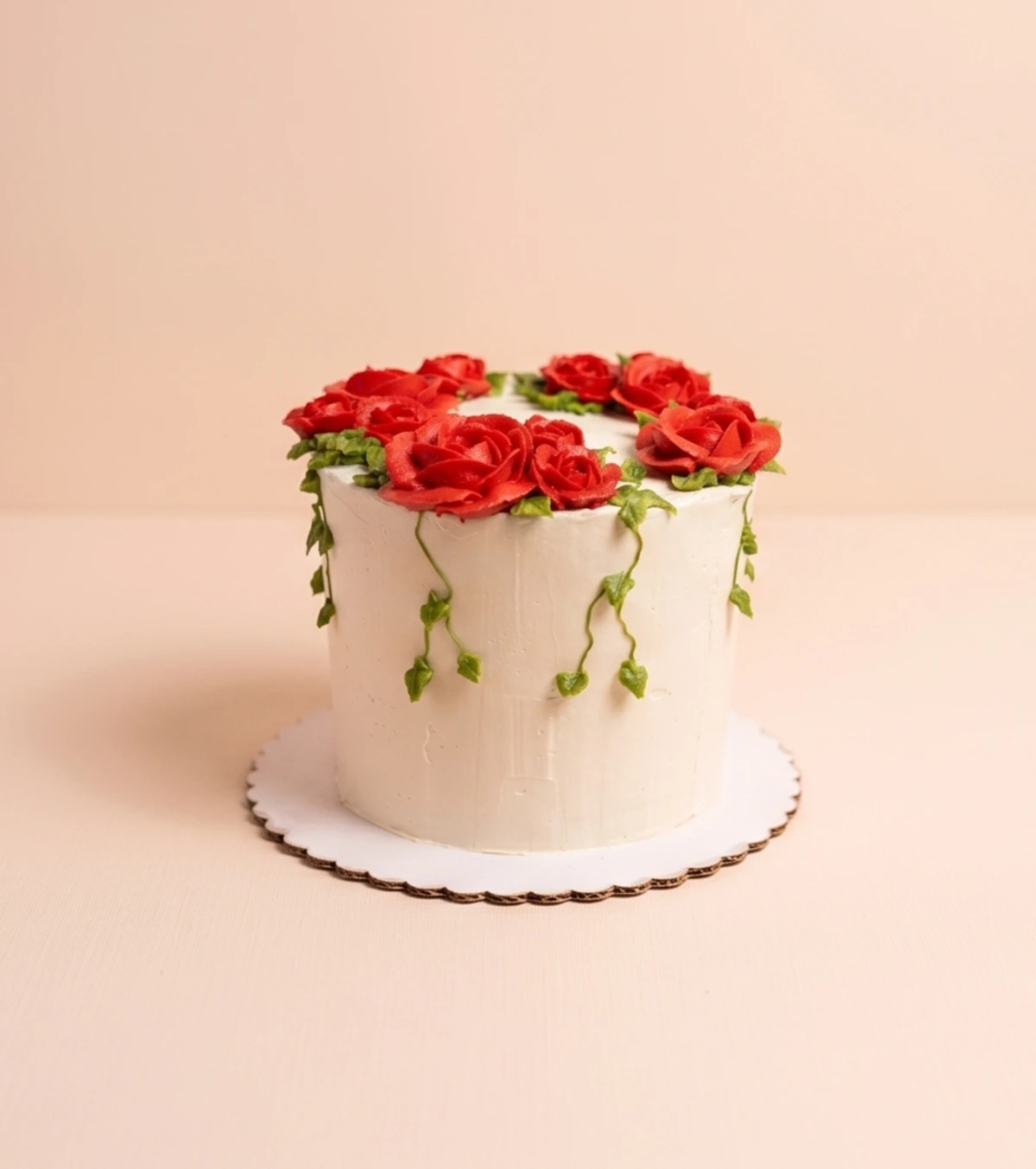 5 inch rose buttercream cake